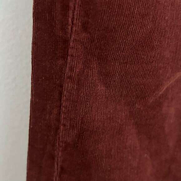 AG Adriano Goldschmied The Farrah Skinny Ankle Corduroy Rust 27 NWOT - Picture 5 of 10